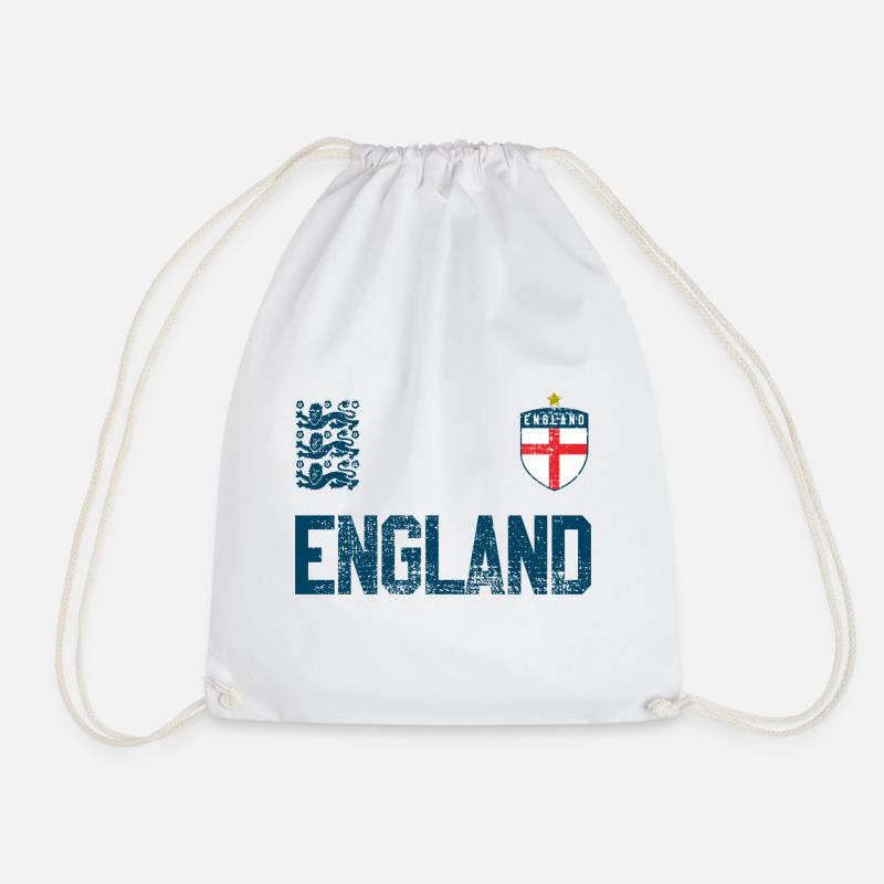 England - Drawstring Bag - white