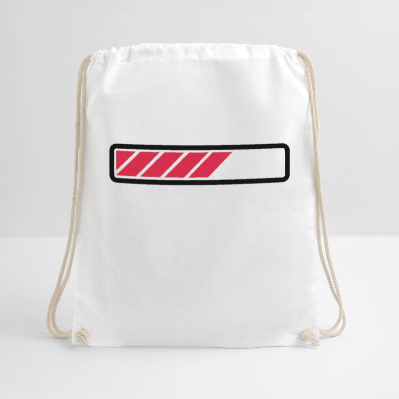Loading bar Drawstring Bag