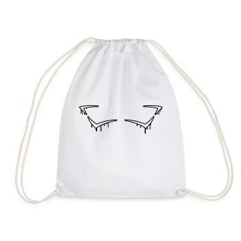 Graffiti Frame - Drawstring Bag - white - Front