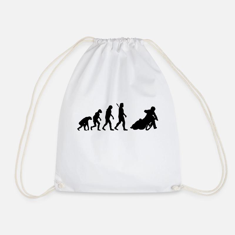 Evolution Speedway - Drawstring Bag - white