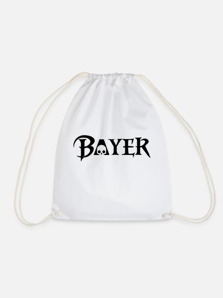 mia san Bayer Skull - Turnbeutel - Weiß