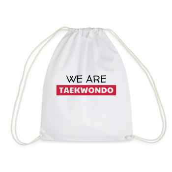 Taekwondo Taekwondoin Tae-Kwon-Do Tae Kwon Do - Turnbeutel - Weiß - Vorne