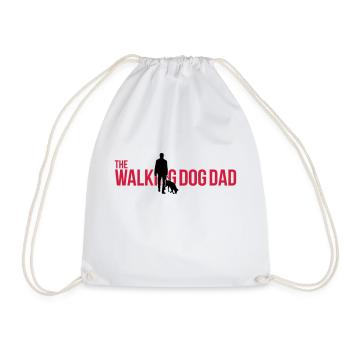 Le père chien qui marche - Sac de sport léger - blanc - Devant