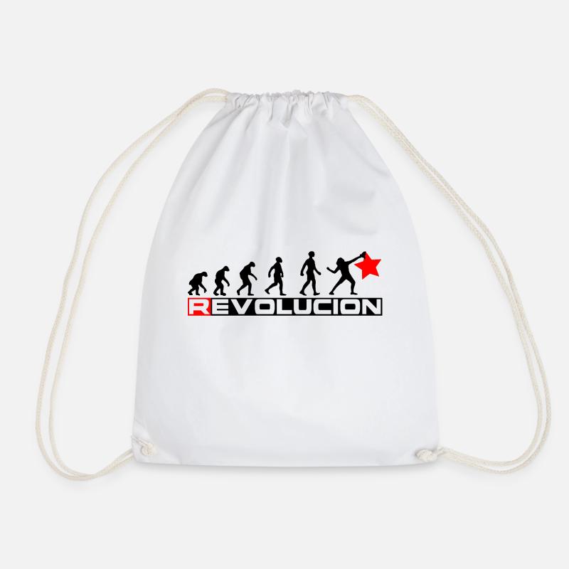 REVOLUTION - Drawstring Bag - white