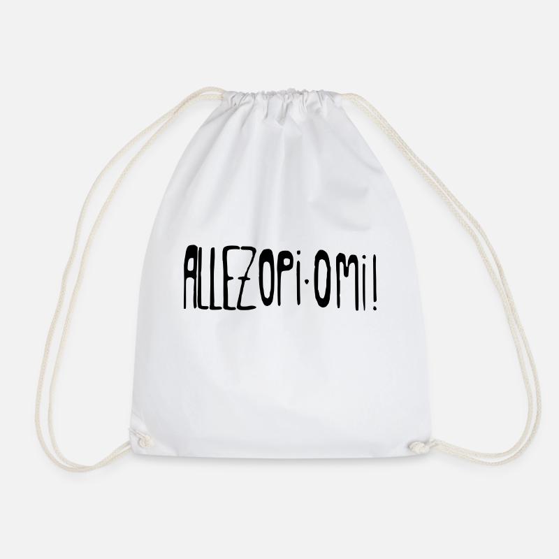Allez Opi Omi! - Turnbeutel - Weiß