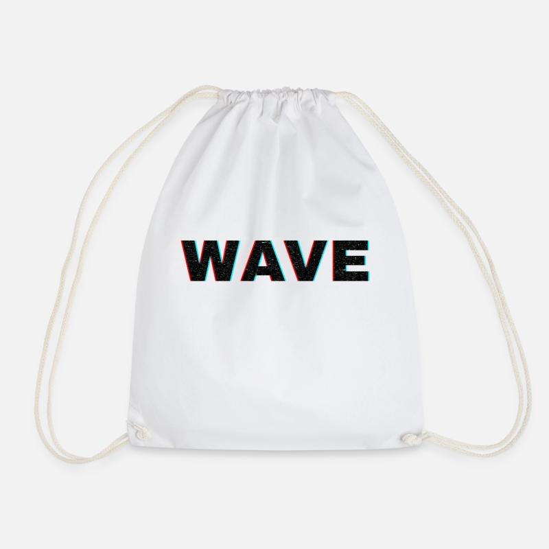 wave - Turnbeutel - Weiß
