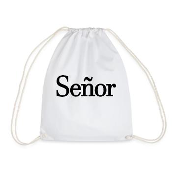 Señor Engagement Groom To Be Wedding Party - Drawstring Bag - white - Front