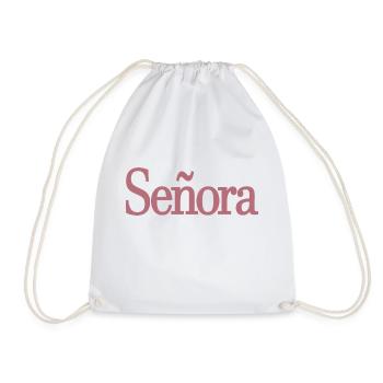 Señora Engagement Bride To Be Wedding Party - Drawstring Bag - white - Front