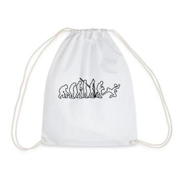 Football Design Football Team Joueur de football - Sac de sport léger - blanc - Devant