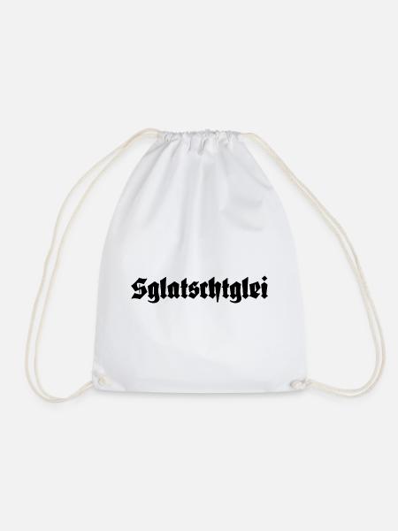 Sglatschglei Ostdeutsch Ossi Spruch - Turnbeutel - Weiß