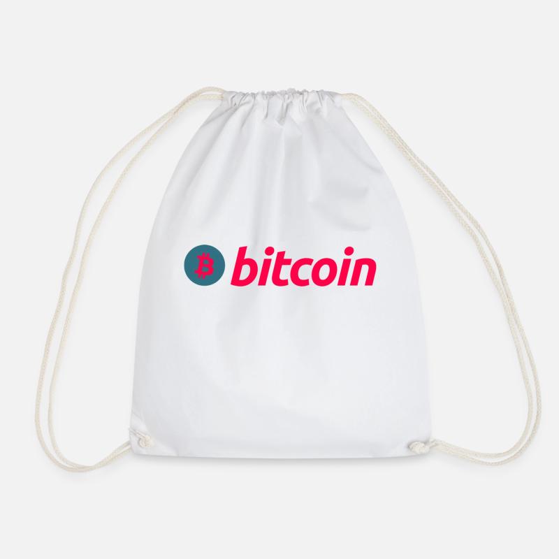 Bitcoin (Bitcoin) - Turnbeutel - Weiß