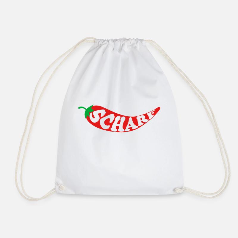Chili Hot Scharf - Turnbeutel - Weiß