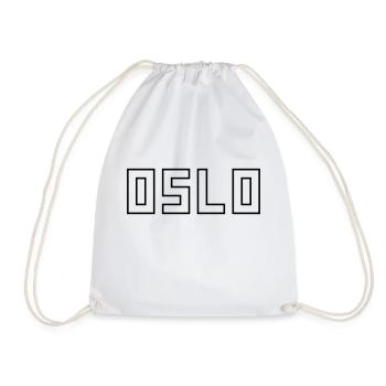 Oslo - Drawstring Bag - white - Front