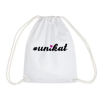 Unique - Drawstring Bag - white - Front