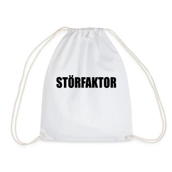STÖRFAKTOR - Turnbeutel - Weiß - Vorne