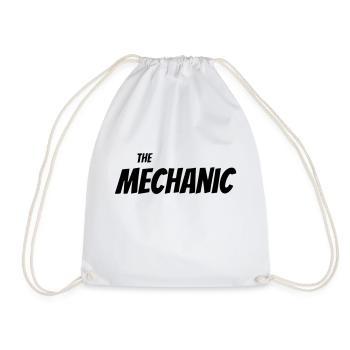 The Mechanic - Drawstring Bag - white - Front