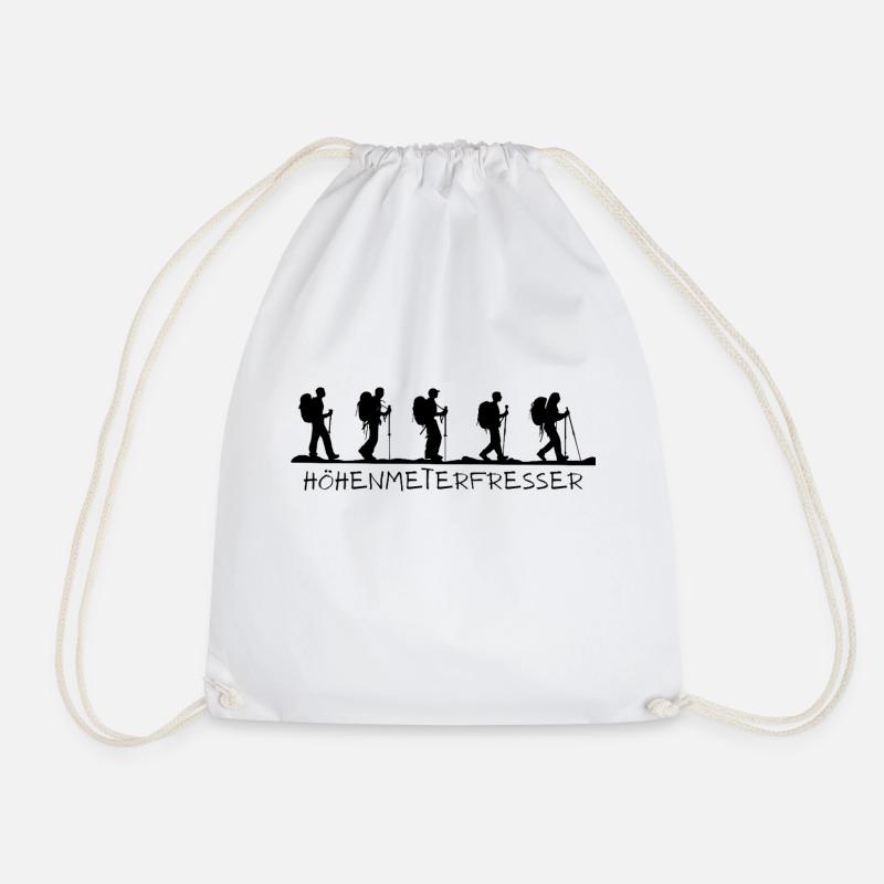 Höhenmeterfresser - Turnbeutel - Weiß