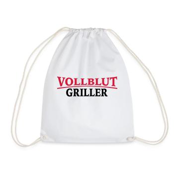 grillen - Turnbeutel - Weiß - Vorne