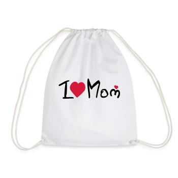 Maman de coeur, je - Sac de sport léger - blanc - Devant
