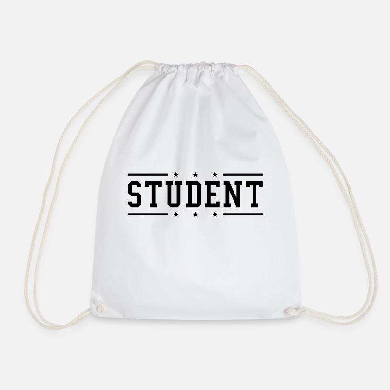 student_du1 - Turnbeutel - Weiß