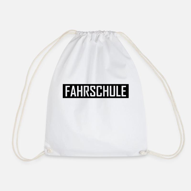 fahrschule - Turnbeutel - Weiß