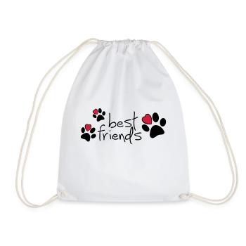 Meilleur ami de Slagon, j'aime mon chien ou mon chat. - Sac de sport léger - blanc - Devant