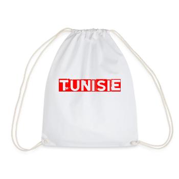 Tunisia - Drawstring Bag - white - Front