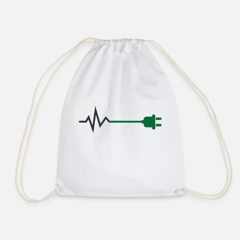 Choc électrique - Sac de sport léger - blanc