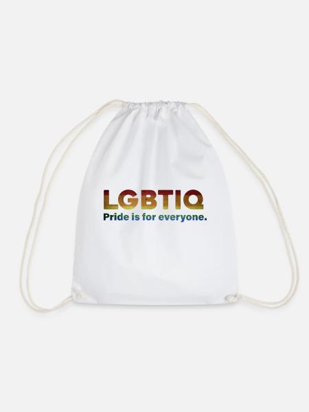 LGBTIQ - Pride ist für alle da - Turnbeutel - Weiß