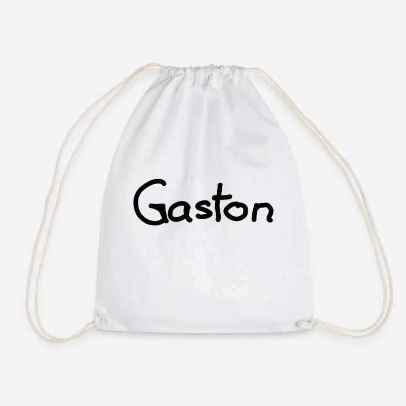 Gaston - Drawstring Bag - white