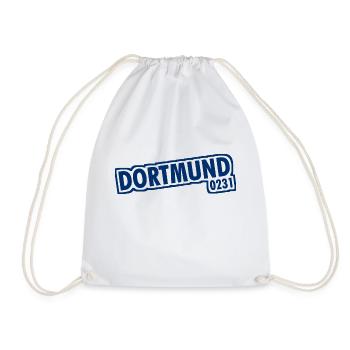 Dortmund - 0231 - Indicatif Régional - Sac de sport léger - blanc - Devant