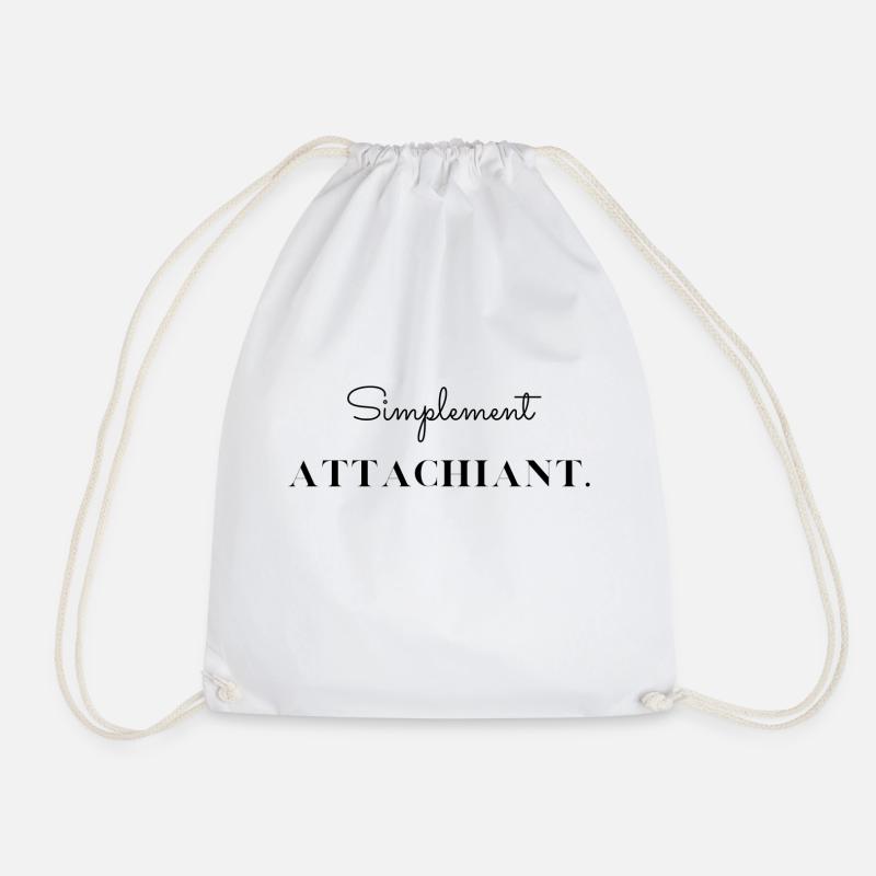 Simplement attachiant - Sac de sport léger - blanc