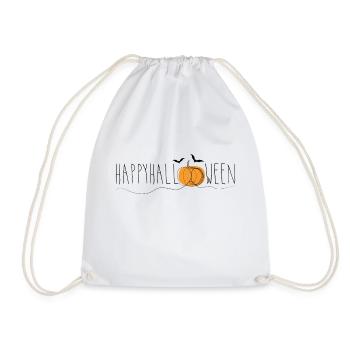 Happy Halloween - Motiv 3 - Turnbeutel - Weiß - Vorne