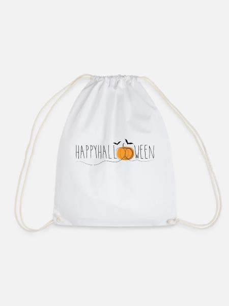 Happy Halloween - Motiv 3 - Turnbeutel - Weiß
