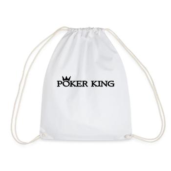 poker - Turnbeutel - Weiß - Vorne