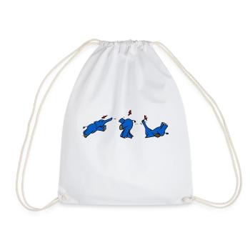 La roulade - Sac de sport léger - blanc - Devant