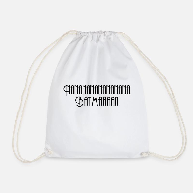 Batmaaan - Drawstring Bag - white