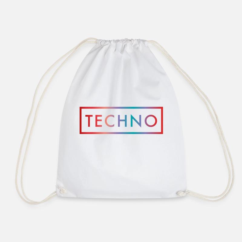 Techno Color Minimal Gift - Sac de sport léger - blanc