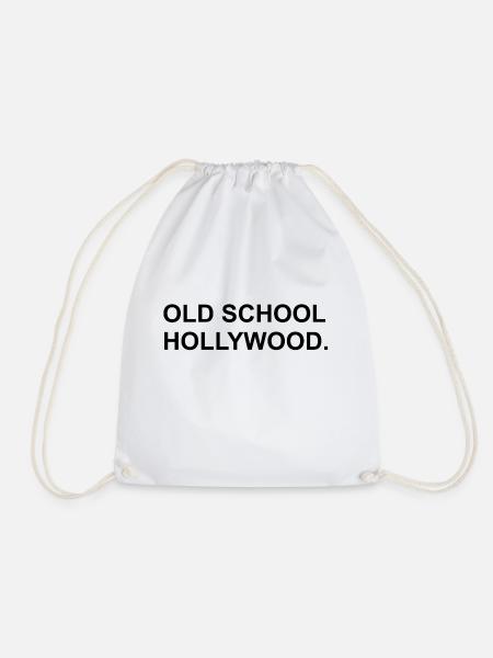 Old School Hollywood - Drawstring Bag - white