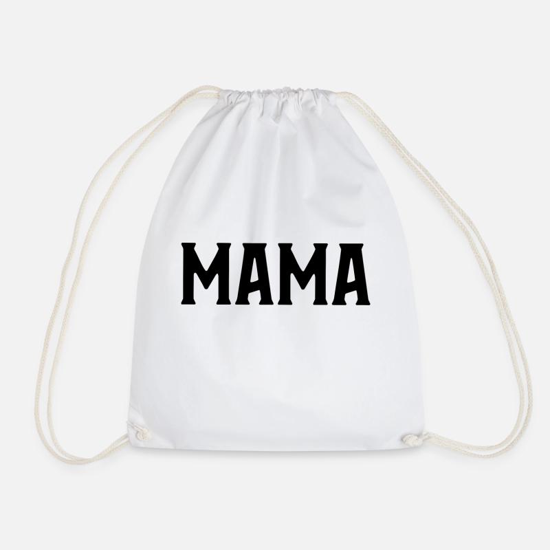 mama - Turnbeutel - Weiß