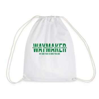 waymaker - Design chrétien - Sac de sport léger - blanc - Devant