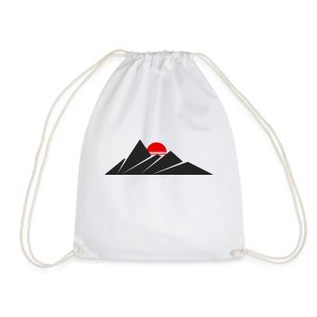 Montagnes Soleil - Sac de sport léger - blanc - Devant
