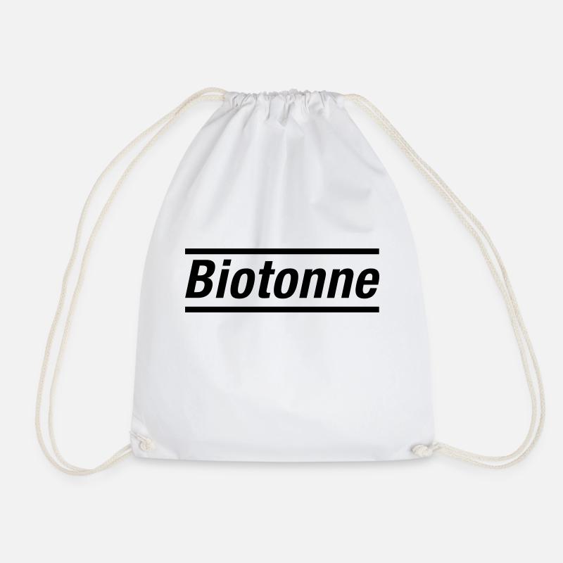 biotonne - Turnbeutel - Weiß