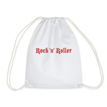 Rock n Roller Distressed - Drawstring Bag - white - Front