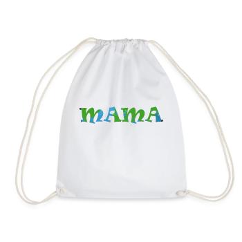 MAMA - Turnbeutel - Weiß - Vorne