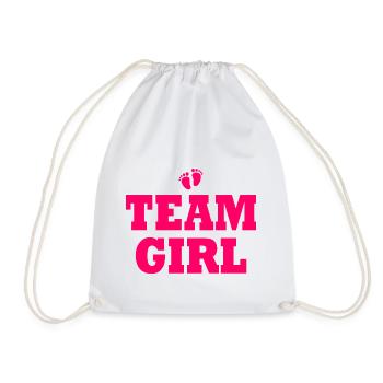 Team girl - Sac de sport léger - blanc - Devant