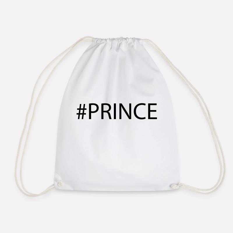 Prince - Drawstring Bag - white