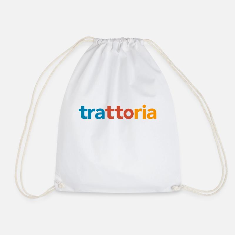 Trattoria - Turnbeutel - Weiß