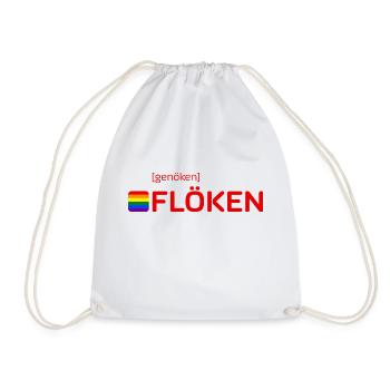 [genöken] FLÖKEN - Turnbeutel - Weiß - Vorne
