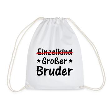 Großer Bruder - Turnbeutel - Weiß - Vorne